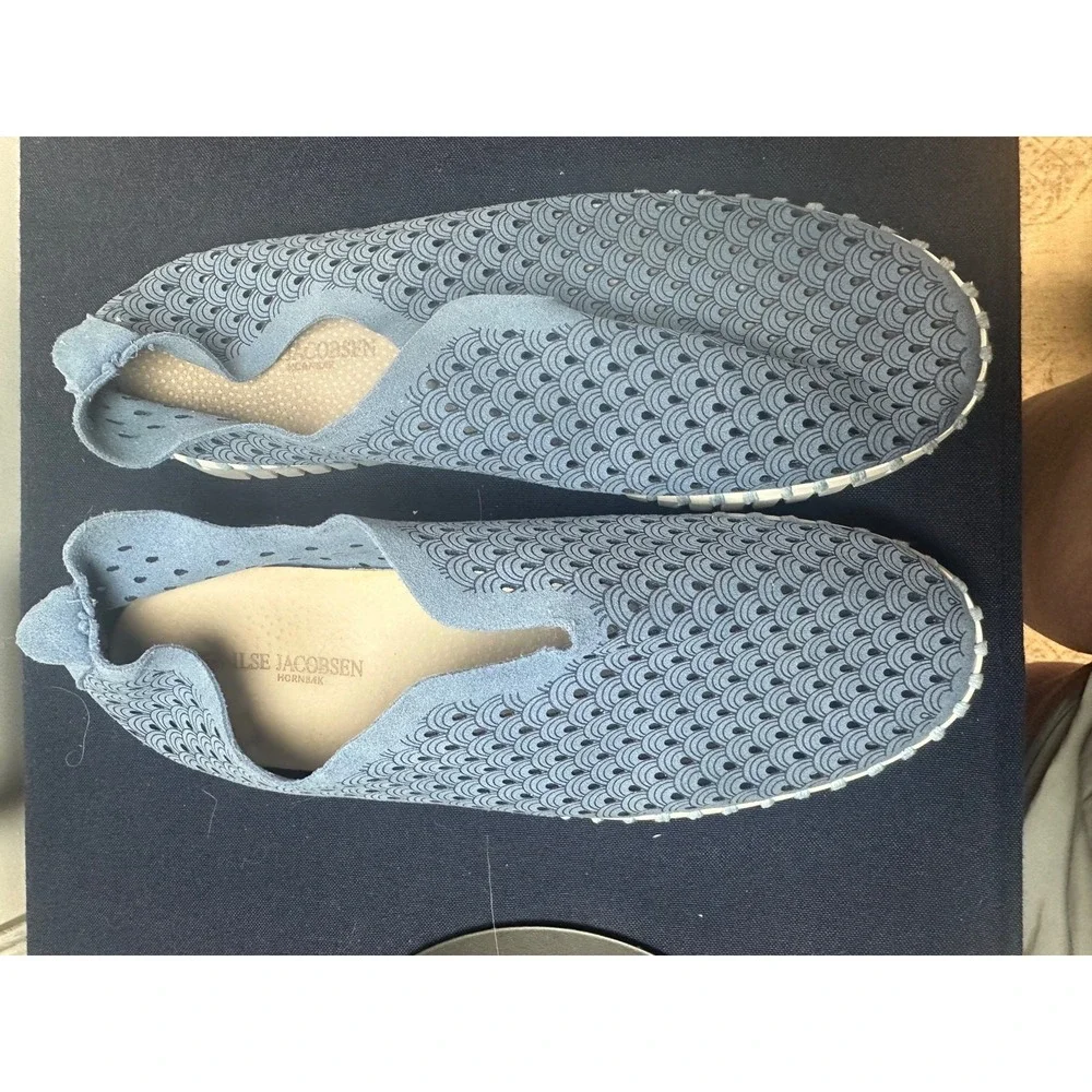 Ilse Jacobsen | Light Regetta Blue Tulip 139-656 Slip On Shoes| Size 40/9.5-10